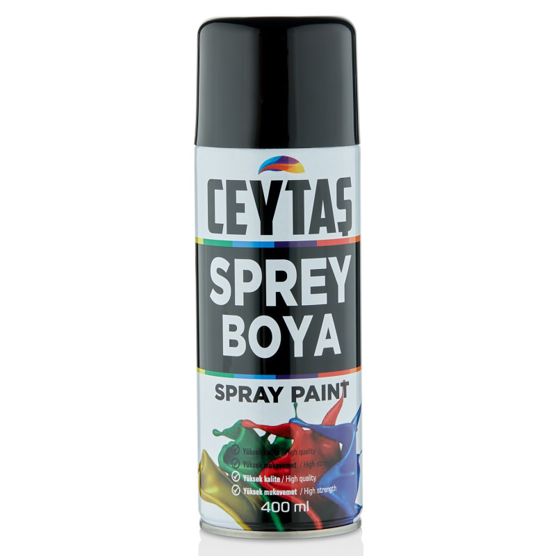 Ceytaş mat siyah sprey boya 400ml 20 adet